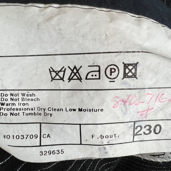 Armani Collezioni Men's Pinstripe Blazer - Picture 7 of 7